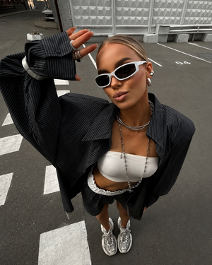 Elle wearing JANUS